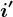 i'