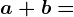 formula