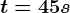 t=45 s