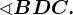 \sphericalangle BDC.