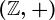 (\mathbbZ,+)