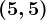 (5,5)