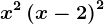 x^2\left ( x-2 \right )^2