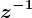z^-1