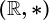 \left(\mathbbR,*\right)