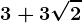 3+3\sqrt2