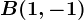 B(1,-1)