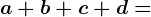 formula