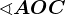 \sphericalangle AOC