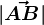 |\vecAB|