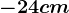 - 24 cm