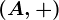 (A,+)