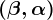 (\beta,\alpha)