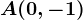 A(0,-1)