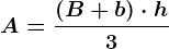 A=\frac(B+b)\cdot h3