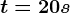 t=20s