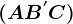 (AB^'C)