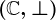 \left(\mathbbC,\perp\right)