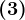(3)