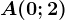 A(0; 2)