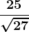 \frac25\sqrt27
