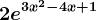 2e^3x^2-4x+1