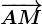 \overrightarrowAM