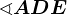 \sphericalangle ADE